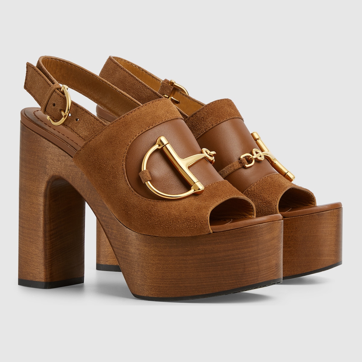 Gucci Women’s platform sandal with Horsebit - Image 5